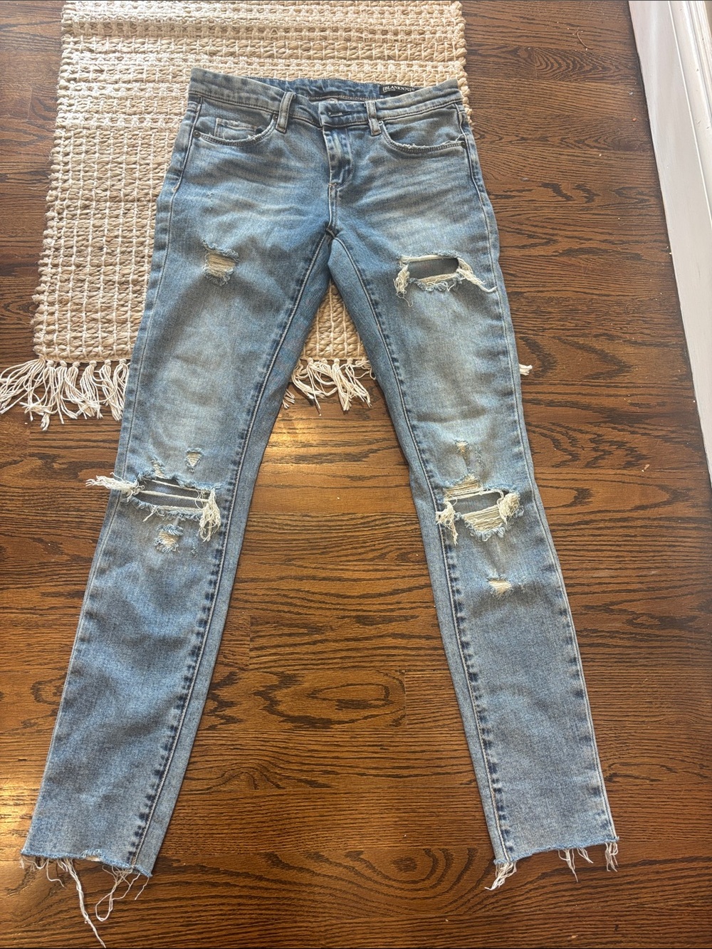 BlankNYC Light Blue Distressed Women’s Jeans